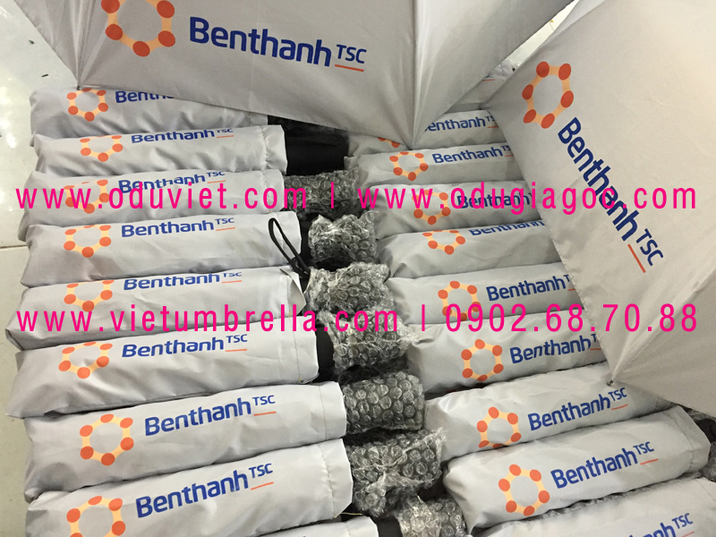 xưởng sản xuất ô dù cầm tay in logo quảng cáo